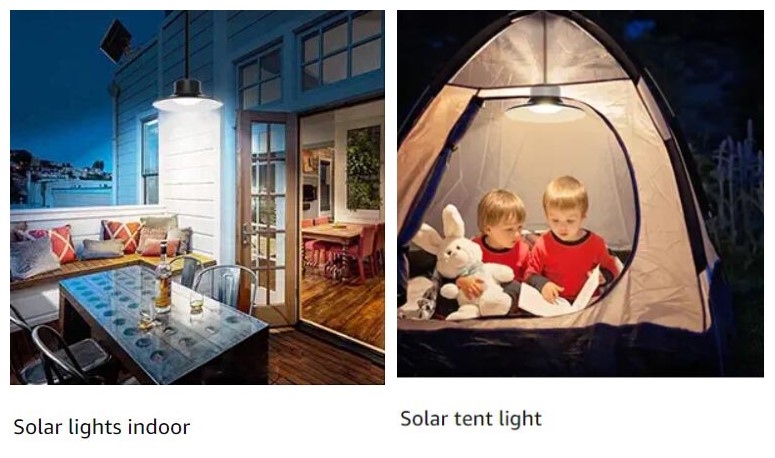 Waterproof Solar Tent lights