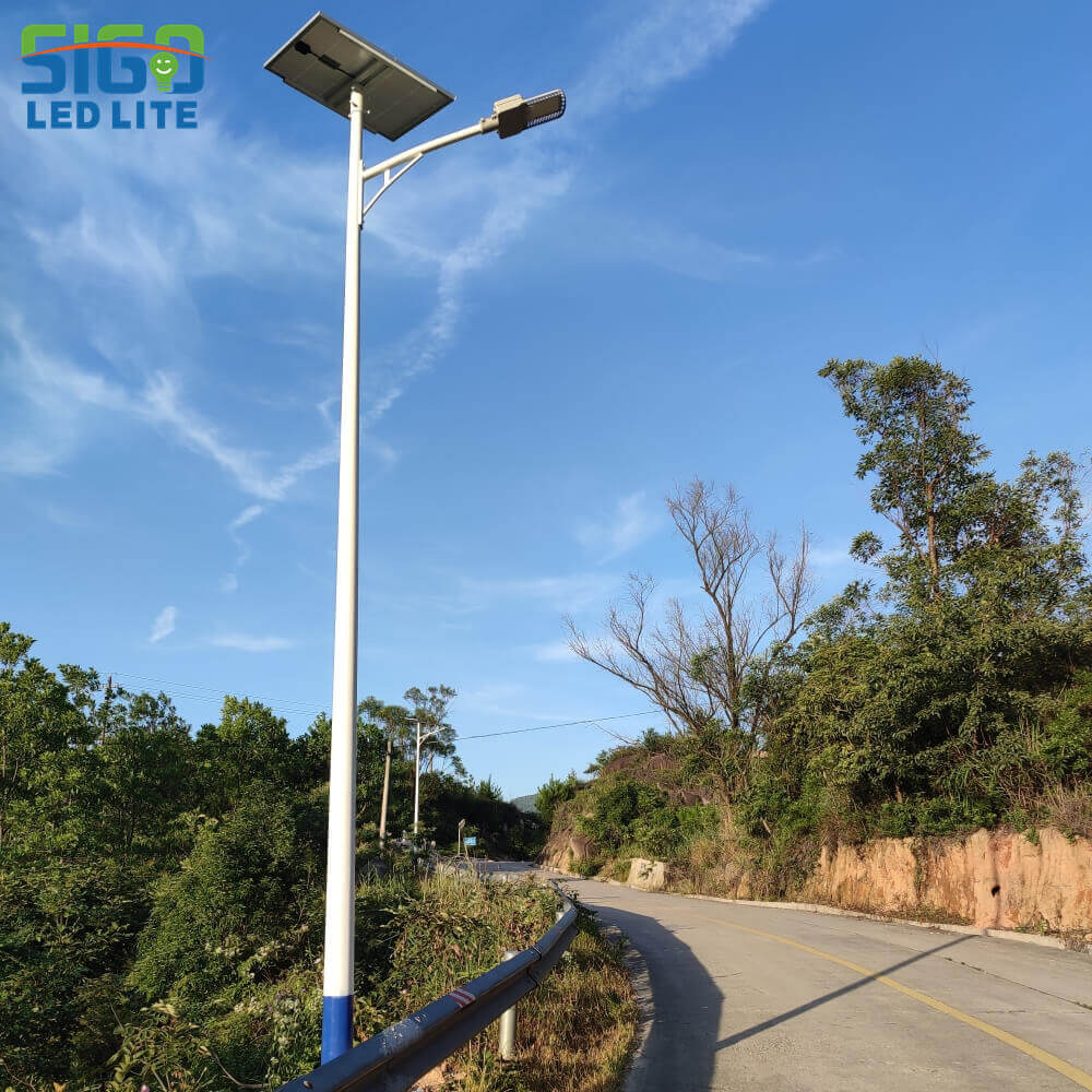 How to install solar powered street lights