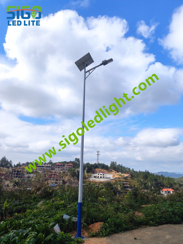 GSTRL solar street light project--lighting effect